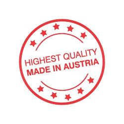 Qualitätslogo / Made in Austria