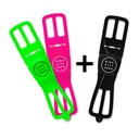 Finn 2 + 1 gratis (Grün + Pink + Schwarz)